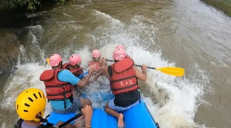 Life jacket safety gear river rafting Cherupuzha