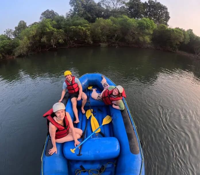 Adventure rafting in North Kerala monsoon season